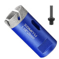 1-1/8" Diamond Hole Saw, Wet/Dry Diamond Core Bit for Tile Granite - size: 1-1/8"(28mm)