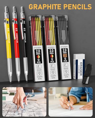STAGEEK 22-in-1 Carpenter Pencil Set