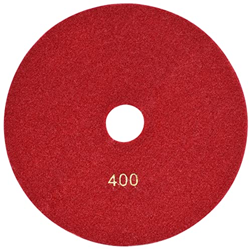 8" Wet Diamond Polishing Pads Set of 7pcs for Marble, Granite, Concrete,Stone Sanding Buffing - size: 8 Inch