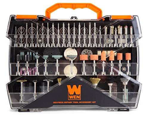 WEN 230282A 282-Piece Rotary Tool Accessory Kit with Carrying Case - size: 282 Pieces