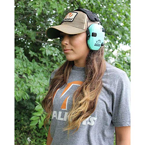 Walker's Razor Slim Electronic Muff - color: Light Teal, size: One Size