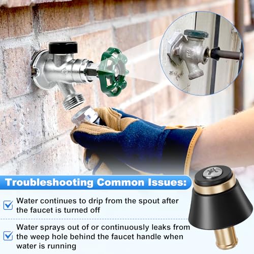 Replacement for Arrowhead Faucet Stem Hose Bib Assembly Repair Kit PK2016 - size: 1 Pack