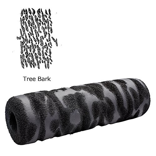 ToolPro Foam Texture Roller Cover - Tree Bark Pattern for Decorative Wall and Ceiling Texture, Fits 9 in. Roller Frames