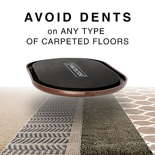 X-Protector Furniture Sliders for Carpet - 4 PCS 6" x 3 1/2" Moving Pads - size: 4 PCS 6" x 3.5", For Carpet