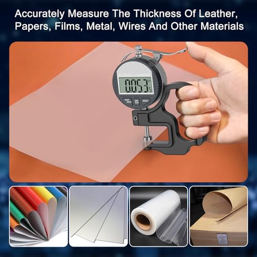 Digital Thickness Gauge 0-12.7mm/0.5" | 0.01mm/0.0005" - size: 0-0.5"/0.0005"