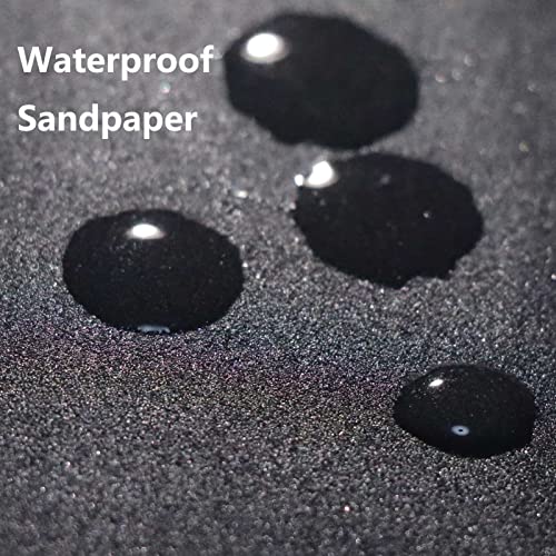Micro Zip Detail Sander 70PC Sandpaper-Grit 400 600 800 1000 1500 2000 3000 - style: Black 400-3000 Grit