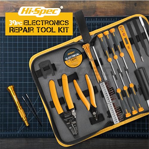 Hi-Spec Electronics Repair & Opening Tool Kit for Laptops Phones Devices - size: 39pcs