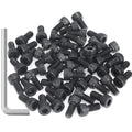 55 Pieces M5 x 10mm Socket Head Cap Screws, Thread Pitch 0.8mm, Sutemribor M5 Black Screws, 12.9 Grade Alloy Steel, Black Oxide Finish, Fully Threaded - size: M5 x 10mm, style: Socket Head