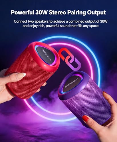 Portable Bluetooth Speaker Beach Essentials: IPX5 Waterproof for Outdoor - color: Gradient Purple