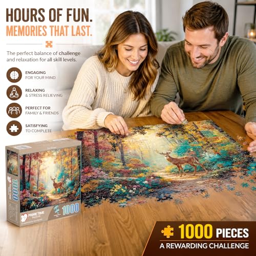 Adult Jigsaw Puzzle 1000 Piece Deer Dreams - color: Deer Dreams