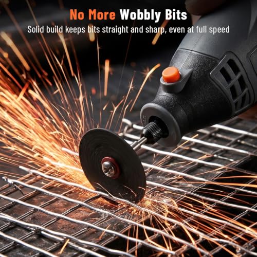Katerk 260-Piece Rotary Tool Accessories Bit Set Compatible with Dremel