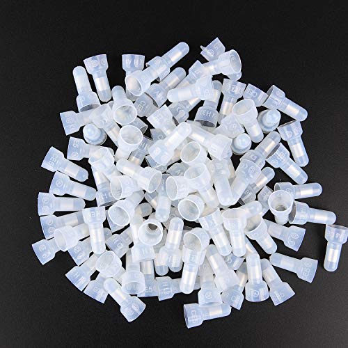 Nilight 300PCS Nylon Closed End Crimp Cap Electrical Terminal - color: 300Pcs Closed End Crimp Terminal