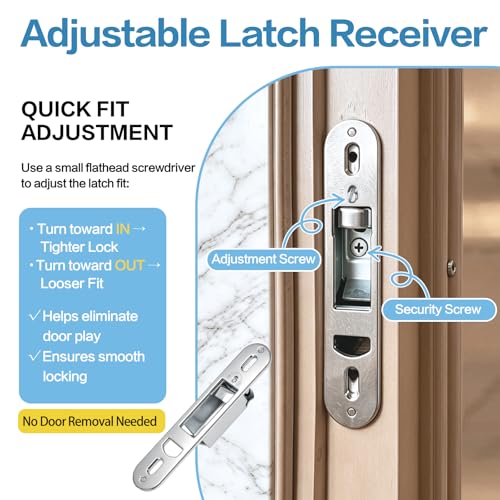 Reachout Lock and Receiver Kit, Compatible Andersen Sliding Door