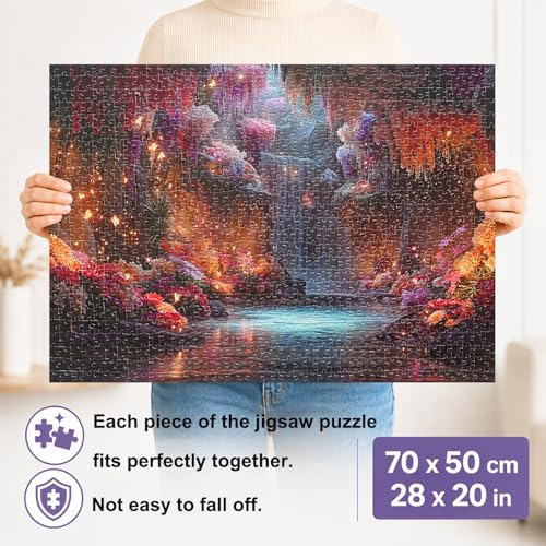 Jigsaw Puzzles for Adults 1000 Pieces Impossible Puzzle 28 x 20 inch