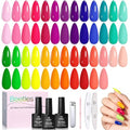 Beetles Neon Gel Polish Set, Neon Summer Collection, 25 Colors - color: Neon Summer