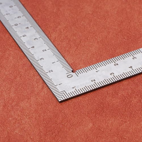 2×4 Inch Carpenter Square Tool Flat, Ymapinc Small Framing Square for Woodworking, Stainless Steel Metal L Ruler for Engineer, Carpenter Tools