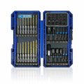 HIGHFIRE 48PCS Impact Screwdriver Bit and Drill Bit Set for Wood Metal Drilling & Screw Driving, Full Combo Kit Assorted in Index Carrying Case - size: 48pcs