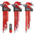 TOMMARS Allen Wrench Sets, SAE, Metric & Torx, Magnetic Ball End T-Handle