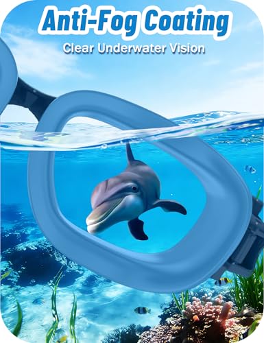 Vvinca Kids Swim Goggles, Swimming Goggles for Kids 3-14 Anti-Fog UV Protection No Leak Pool Glasses for Boys Girls - color: 08 - Blue