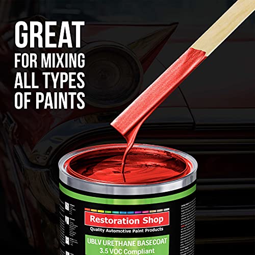 Custom Shop Craft and Paint Sticks (100) 12" Wood Stirrers/Paddles - size: 12" - Pack of 100