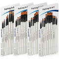 Falling in Art 48 PCS Painting Brushes Sets, Artist Paintbrushes - size: 48 Pcs Mix Nylon