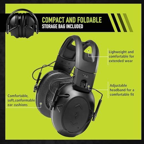 Peltor Sport Tactical 500 Bluetooth Hearing Protection Ear Muffs, 25 dB NRR