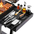 Silicone Grill Mat for Blackstone Griddle Accessories (Black) - color: Black