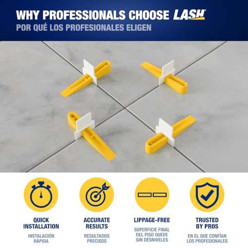 QEP LASH Tile Leveling System, Part B, Wedges (300 Pack)