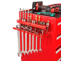 MUTUACTOR Magnetic Screwdriver Rack,1PCS Heavy Duty Magnetic Mount Red Screwdriver Organizer,Magnetic Tool Holder Durable Storage Holder for Multiple Screwdriver Plier Shear Tool Chest Cart Workbench - style: Red Drill Bits Wrench Holder