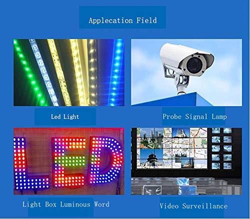 5V 20A Power Supply,100W Universal Regulated Switching Power Converter Adapter Transformer for LED Strip Light,Probe Signal Lamp,CCTV, Radio, Computer Project - color: 5V 20A 100W