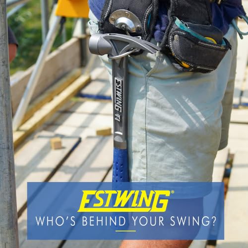 ESTWING Titanium Hammer, 13oz Professional Hammer, Milled Face Blue, TIBLM - color: Blue, size: Milled Face