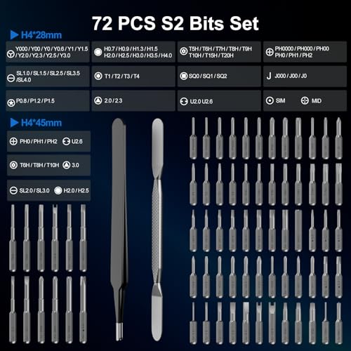 STREBITO 78 IN 1 Mini Electric Screwdriver Set, Cordless Screwdriver Kit