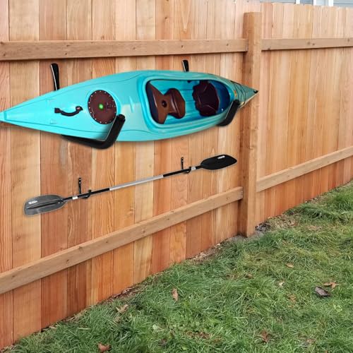 KURUI 15" Heavy Duty Garage Storage Hooks, 8 Pack Wall Mount Kayak Rack - size: 15''-8pcs