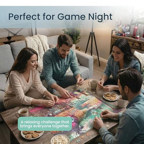 Adult Jigsaw Puzzle Beach Bar at Sunset 1000 - color: Island Escape