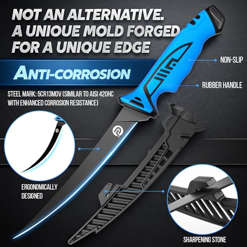 PLUSINNO Fishing Gear, Fishing Tools, Fishing Accessories, Corrosion Resistant Fishing Pliers Kit, Fishing Knife, Floating Fish Lip Gripper Fishing Gifts for Men, Gifts for Fishermen - style: 7pcs Fishing Tools