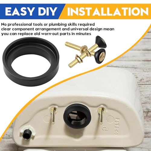 Tank to Bowl Repair Kit with 9BU024E & THU833-A Replacement Fits for Toto | Fits for Toto Drake Toilets Two Piece Model,Eco Drake Toilets ST701,ST703,ST723,ST743,for American Standard Toilet Parts