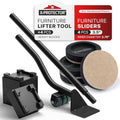 X-Protector Felt Furniture Sliders for Hard Floors & Furniture Lifter Tool