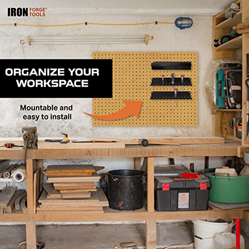 Iron Forge Tools Metal Screwdriver Organizer, Hammer Holder & Pliers Rack - style: Metal