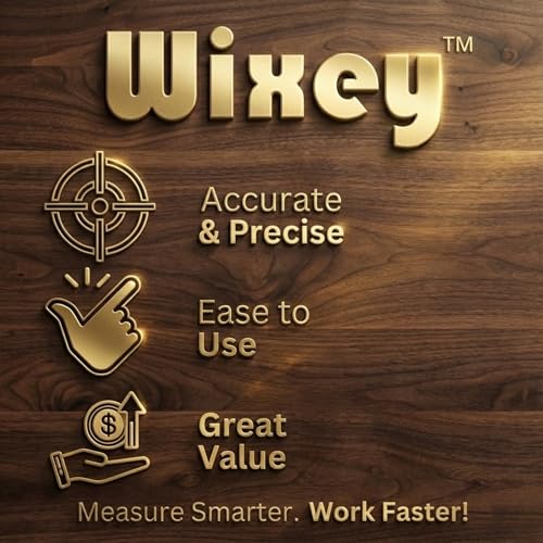 Wixey Mini Digital Height Gauge for Router Table & Table Saw Measuring Tool