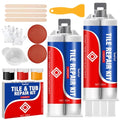 Tile Repair Kit 3.4 oz - Porcelain Repair Paste Reattaches Missing Pieces