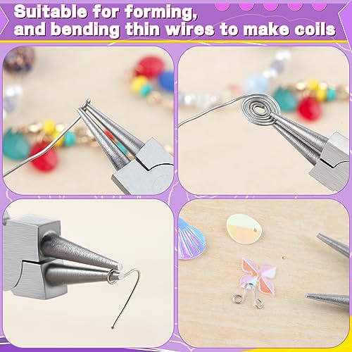 SPEEDWOX Mini Round Nose Pliers for Jewelry Making - Wire Looping & Bending Pliers - style: Round Nose Pliers