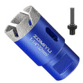 1-1/4" Diamond Hole Saw, Wet/Dry Diamond Core Bit for Tile Granite - size: 1-1/4"(32mm)