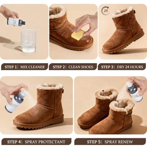 Suede Cleaning Kit Compatible with UGG & Compatible with Birkenstock Shoes