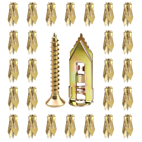 90PCS Self Drilling Drywall Anchors with Screws Kit