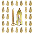 90PCS Self Drilling Drywall Anchors with Screws Kit
