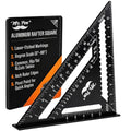 Mr. Pen- Rafter Square, 12 Inch, Black, Aluminum Alloy 12 Inch
