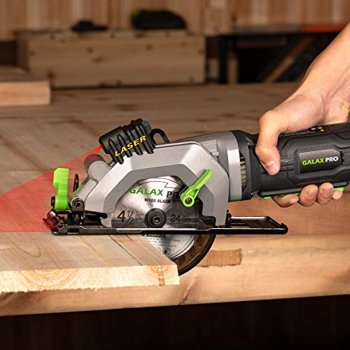 GALAX PRO 4Amp 3500RPM Circular Saw with Laser Guide - style: 4.0A Corded Circular Saw