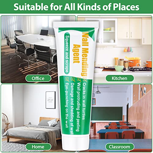Drywall Repair Kit, Ranekie Drywall Hole Patch Kit Spackle Putty Wall Repair Large Hole Patch Kit, Wall Mending Agent with Scraper Easy to Fill The Holes for Home Wall, Plaster Dent Repair - color: 1 Pack Wall Spackle