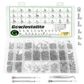 1200Pcs Small Metric Screws and Nuts Kit, M1 M1.2 M1.4 M1.6 M2 M2.5 - size: M1/1.2/1.4/1.6/2/2.5-1200 Pcs