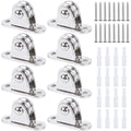 Small Pulley Block 1" Mini Duplex Pulley Roller Frictionless Silent Wheel Heavy Duty Fixed Pulley Loading 176 lb for Rope Cable Cord Guide & Wall Ceiling Mount DIY Project - 8 Pack - size: 8 Pack